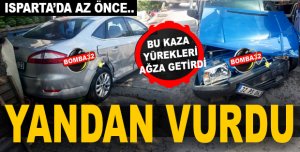  YÜREKLERİ AĞZA GETİREN KAZA ...