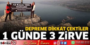 1 günde 3 zirve tırmanışı