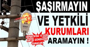 10 Gün Boyunca Sokak Lambaları Gündüz Yanacak