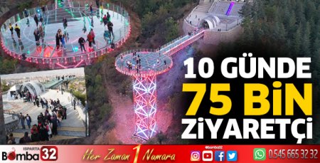 10 günde 75 bin ziyaretçi