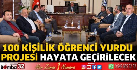 100 kişilik öğrenci yurdu projesi hayata geçirilecek