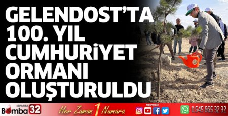 100. Yıl Cumhuriyet Ormanı oluşturuldu