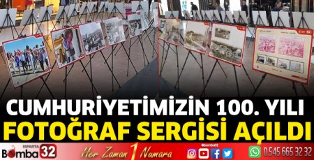 100. yıl fotoğraf sergisi açıldı 