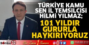 101 yıldır gururla haykırıyoruz