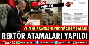 11 ÜNİVERSİTEYE REKTÖR ATANDI