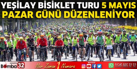 11.Yeşilay Bisiklet Turu 5 Mayıs pazar günü düzenleniyor