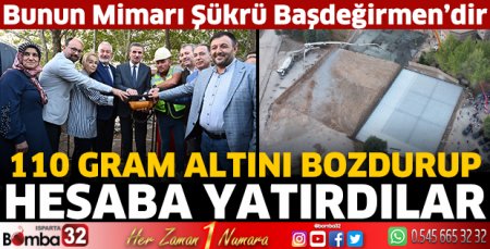 110 Gram altını bozdurup hesaba yatırdılar