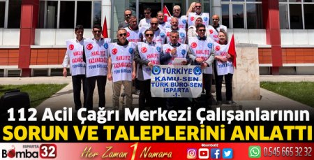 112 Acil Çağrı Merkezi çalışanlarının sorun ve taleplerini anlattı