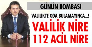 112 ACİLDE ODA SERVİS EDİLDİ