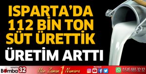 112 bin ton süt ürettik
