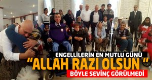12 engelliyi sevindirdi