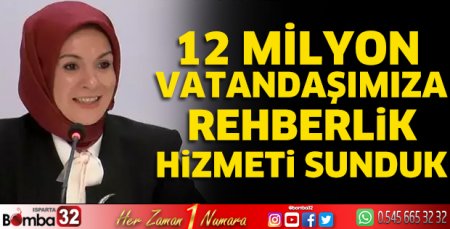 12 milyon vatandaşımıza rehberlik hizmeti sunduk