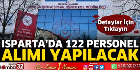 122 personel alınacak 