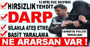 13 Ayrı Suç Dosyasıyla Aranıyordu...