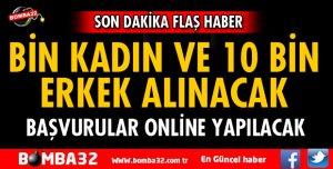 13 BİN POLİS ALINACAK