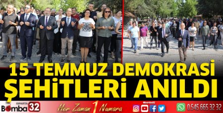 15 Temmuz Demokrasi Şehitleri anıldı