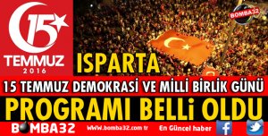 15 Temmuz Demokrasi ve Milli Birlik Günü programı belli oldu