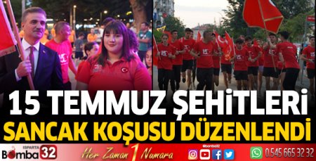 15 Temmuz Şehitleri Sancak Koşusu düzenlendi