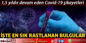 1,5 yıldır devam eden Covid-19 şikayetleri