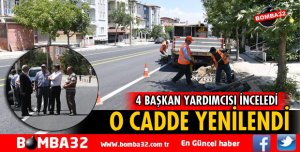 156 CADDE YENİLENDİ