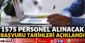 1575 PERSONEL ALINACAK