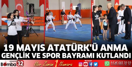 19 Mayıs Atatürk'ü Anma, Gençlik ve Spor Bayramı kutlandı