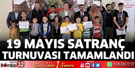 19 Mayıs Satranç Turnuvası tamamlandı