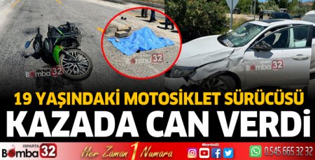 19 yaşındaki sürücü kazada can verdi 