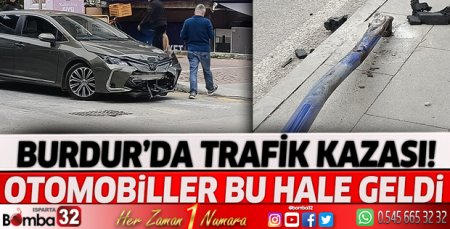2 araç feci şekilde çarpıştı