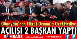 2 BAŞKAN AÇILIŞI BERABER YAPTI