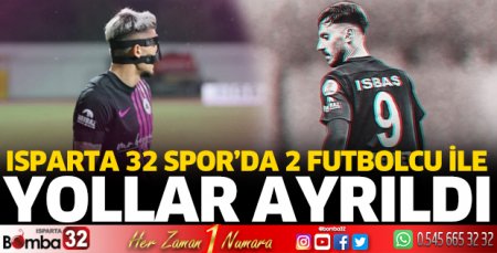 2 futbolcuyla yollar ayrıldı