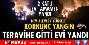 2 KATLI EV TAMAMEN YANDI
