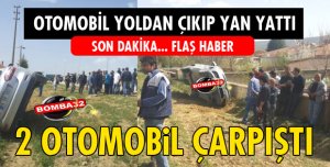 2 OTOMOBİL ÇARPIŞTI
