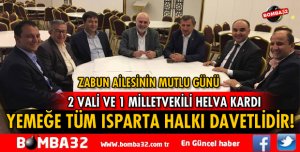 2 VALİ VE 1 MİLLETVEKİLİ HELVA KARDI