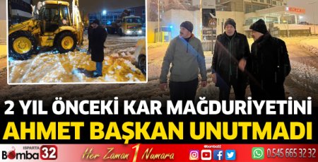 2 yıl önceki kar mağduriyetini Ahmet Başkan unutmadı