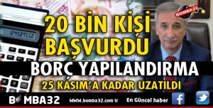 ISPARTA'DA 20 BİN KİŞİ BAŞVURDU