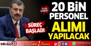 20 BİN SÖZLEŞMELİ PERSONEL ALINACAK