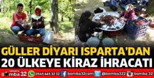 20 ÜLKEYE KİRAZ İHRACATI