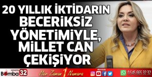20 yıllık iktidarın beceriksiz yönetimiyle, millet can çekişiyor