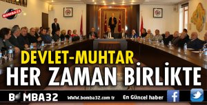2017 YILININ İLK MERKEZ MUHTARLAR TOPLANTISI YAPILDI