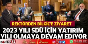 2023 Yılı SDÜ İçin Yatırım Yılı Olmaya Devam Ediyor