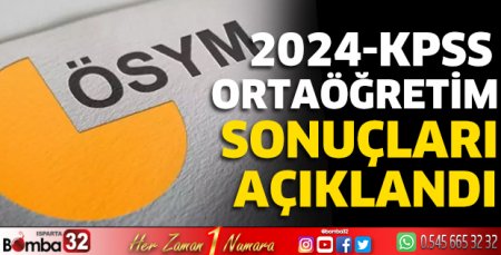 2024-KPSS Ortaöğretim sonuçları açıklandı