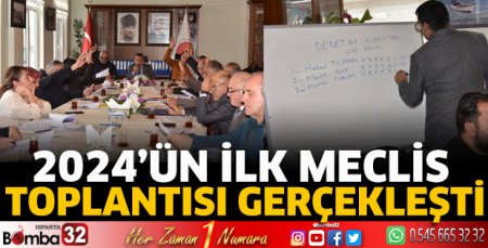 2024’ün ilk meclis toplantısı gerçekleşti