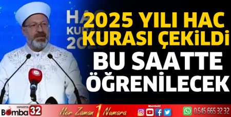 2025 yılı hac kurası çekildi