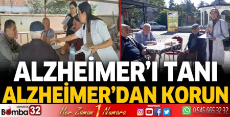 21 Eylül Dünya Alzheimer Günü farkındalık çalışmaları yapıldı