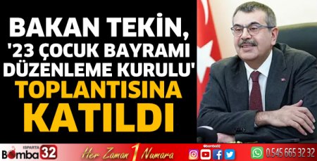 23 Nisan Çocuk Bayramı Düzenleme Kurulu toplantısı