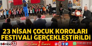 23 Nisan Çocuk Koroları Festivali yapıldı