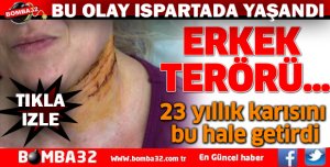23 YILLIK EŞİNİN BOĞAZINI KESTİ