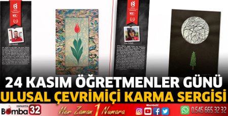 24 Kasım Öğretmenler Günü Ulusal Çevrimiçi Karma Sergisi