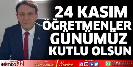 24 Kasım Öğretmenler Günümüz Kutlu Olsun